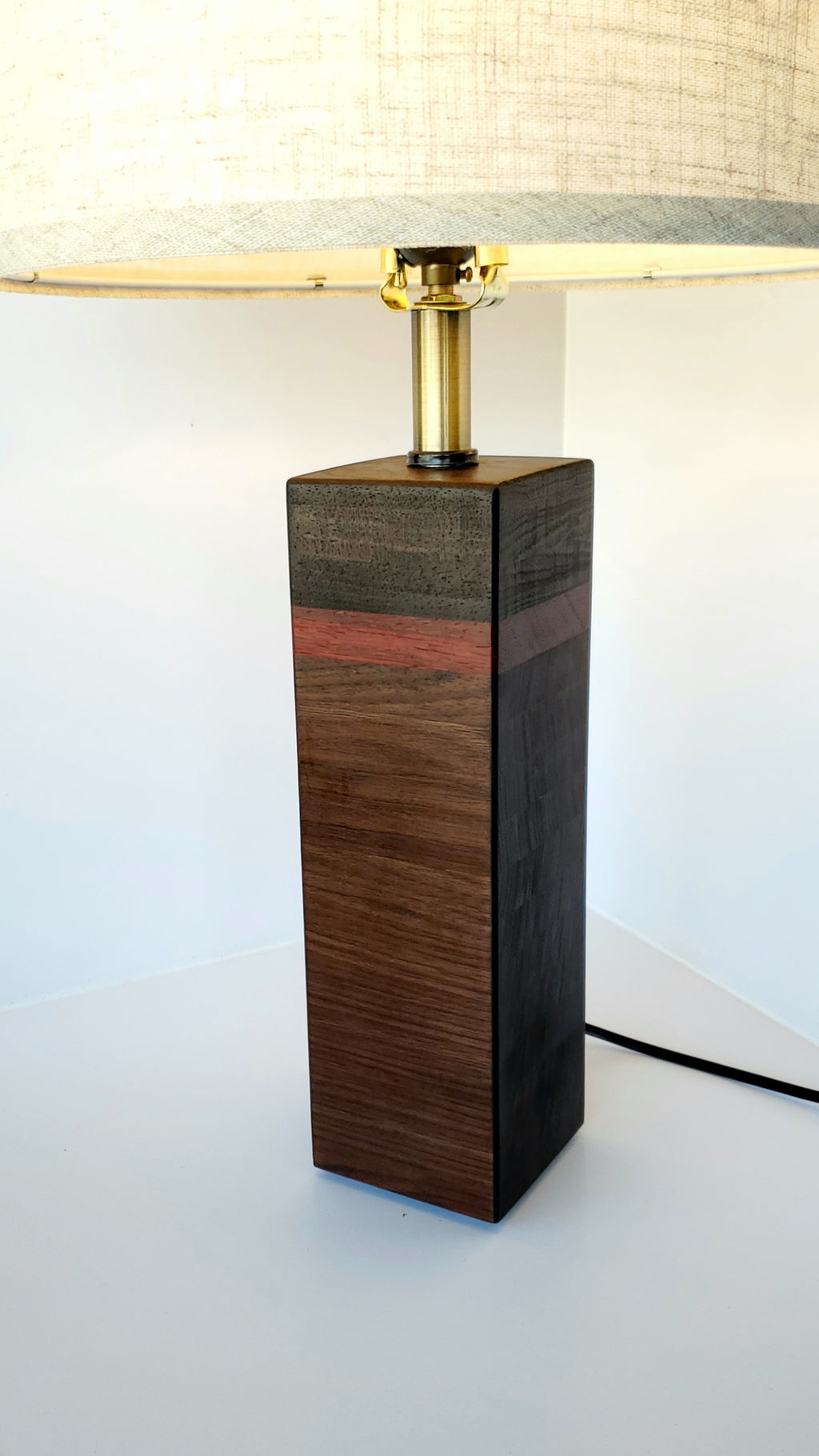 Walnut Lamp