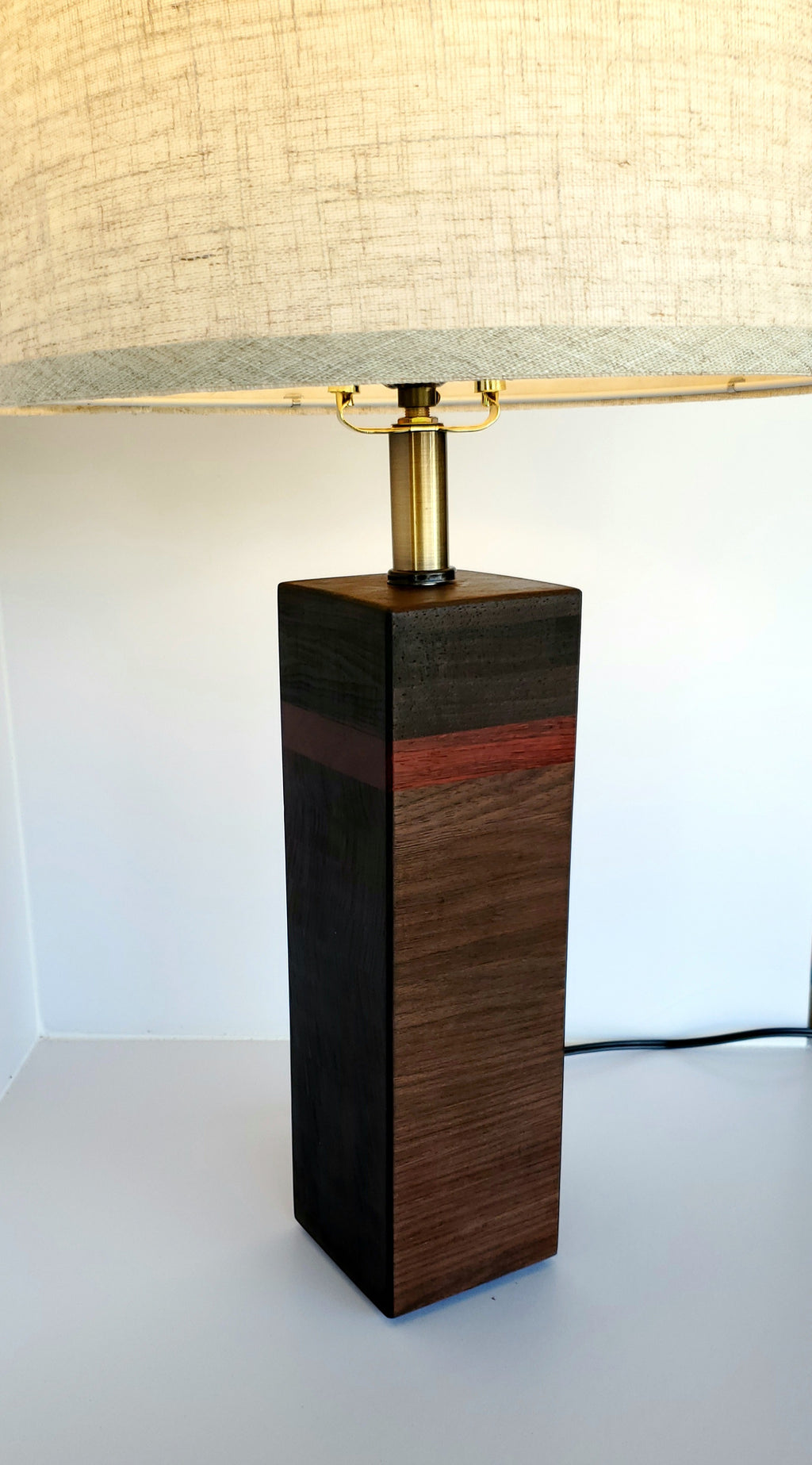 Walnut Lamp